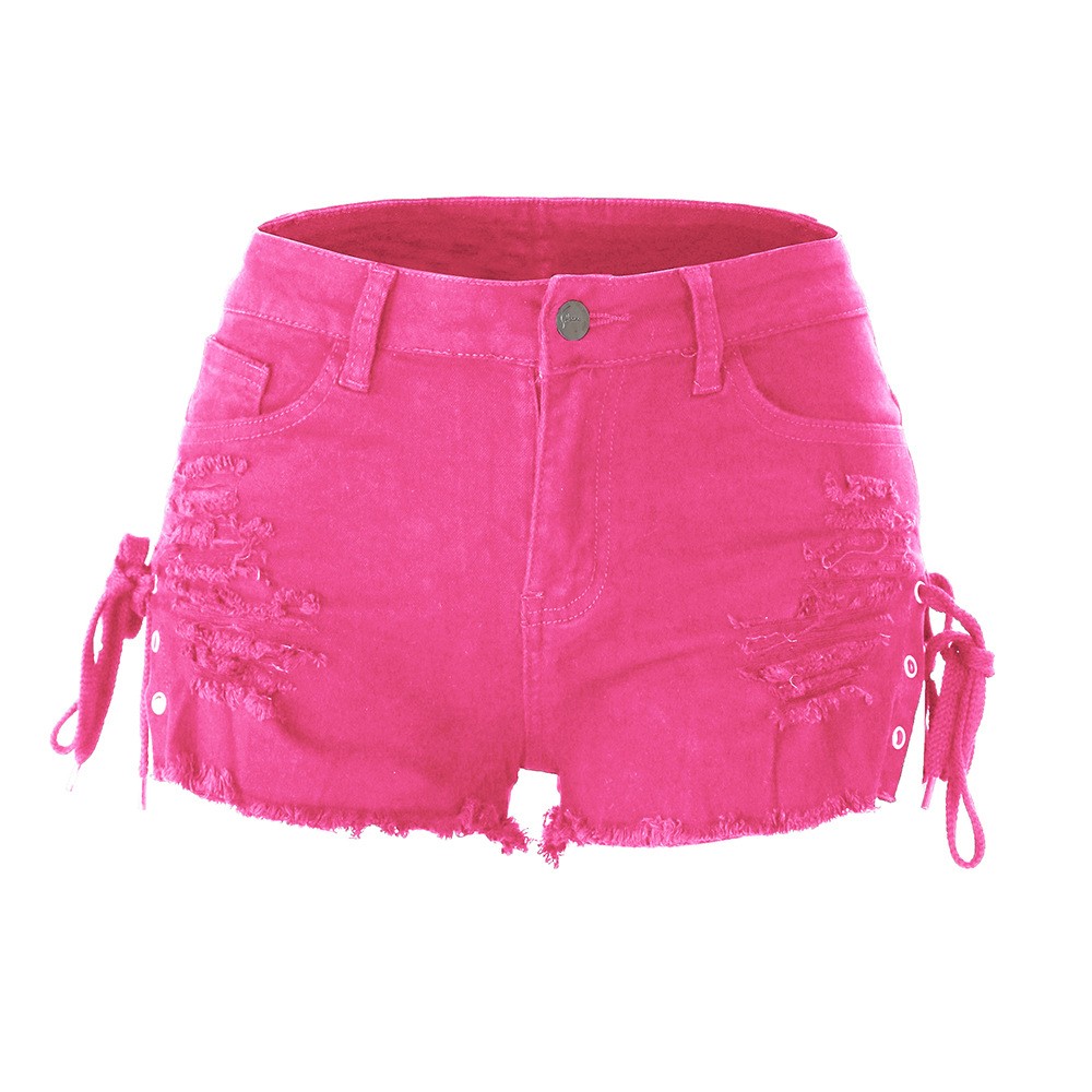 กางเกงขาสั้นยีนส์ผู้หญิง Y2k เ - Shorts Denim Frayed บทวิจารณ์และราคา