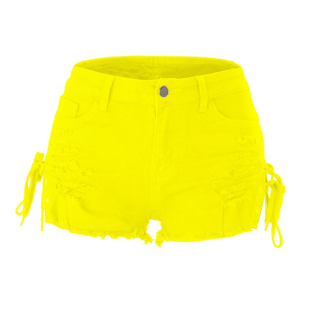 กางเกงขาสั้นยีนส์ผู้หญิง Y2k เ - Shorts Denim Frayed บทวิจารณ์และราคา