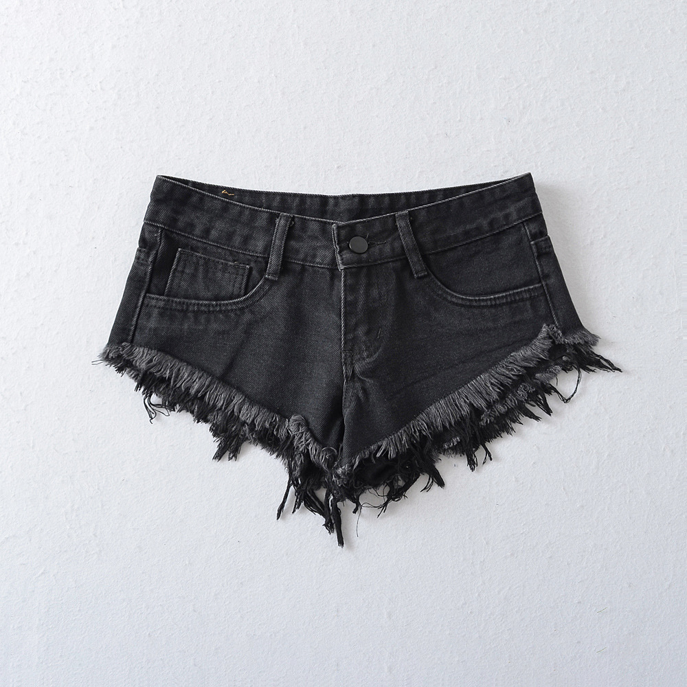 กางเกงยีนส์ขาสั้นสไตล์ Y2K เซ็ - Shorts Denim Frayed บทวิจารณ์และราคา